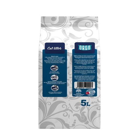 ORGO Clumping Cat Litter – Baby Powder Fresh 5 L