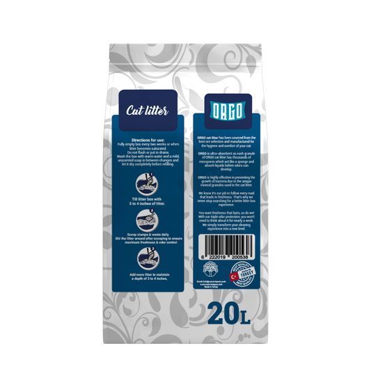 ORGO Clumping Cat Litter – Baby Powder Fresh 20 L