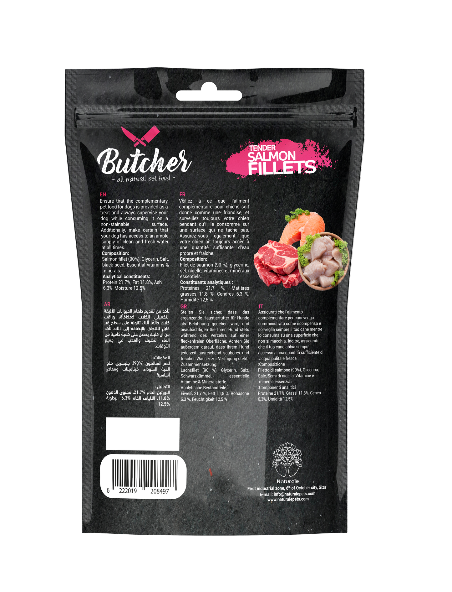 Butcher Tender Fillets for Dogs – 90 g (4 Recipes)