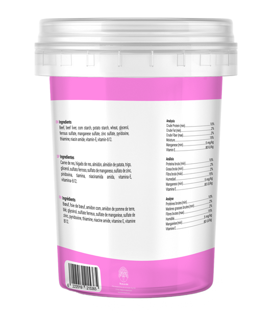 ORGO Beef Bacon Dental-Care Sticks – 220 g Resealable Tub