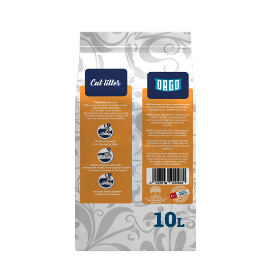 ORGO Clumping Cat Litter – Jasmine Bliss 10 L