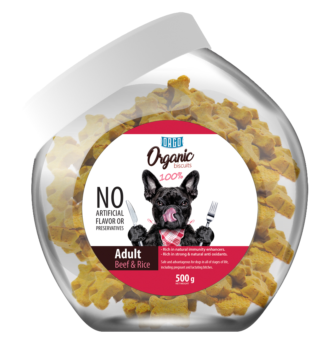 ORGO Organic Adult Biscuits — 500 g (4 Recipes)