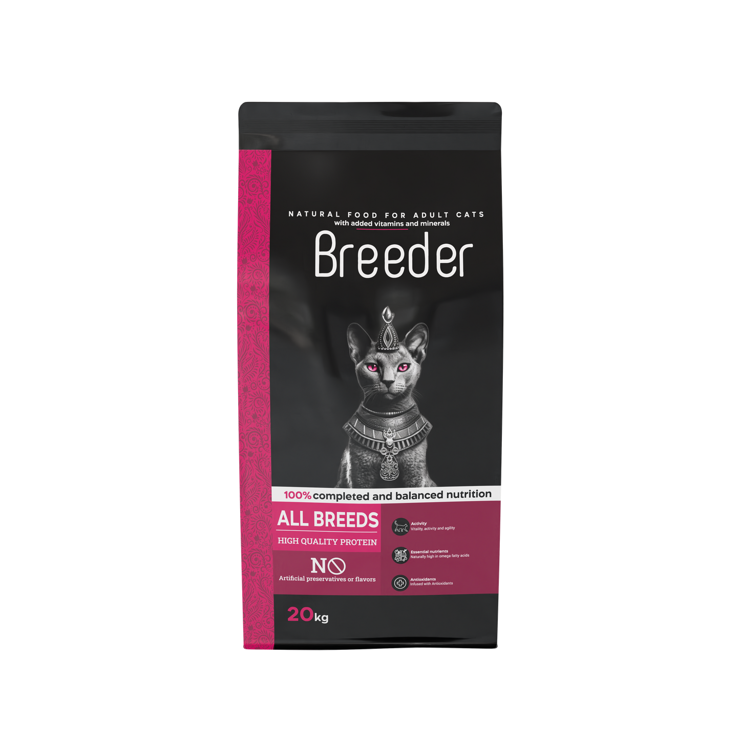 Breeder™ – Dry Food for Adult Cats (All Breeds) — 20 kg