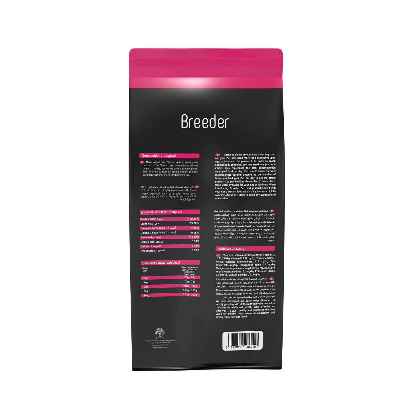 Breeder™ – Dry Food for Adult Cats (All Breeds) — 20 kg