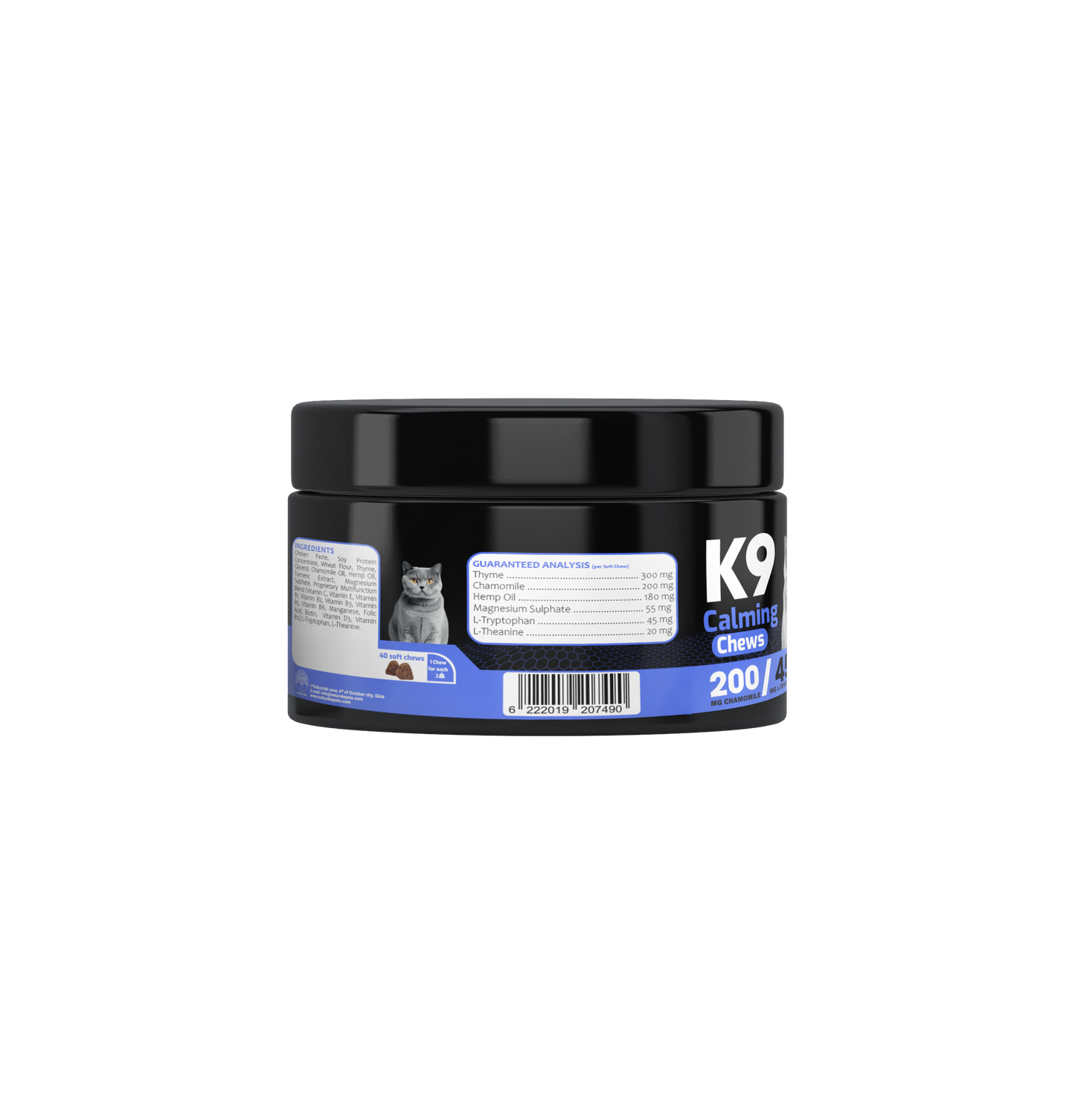 K9 Calming Soft Chews – Natural Relaxation Support for Cats