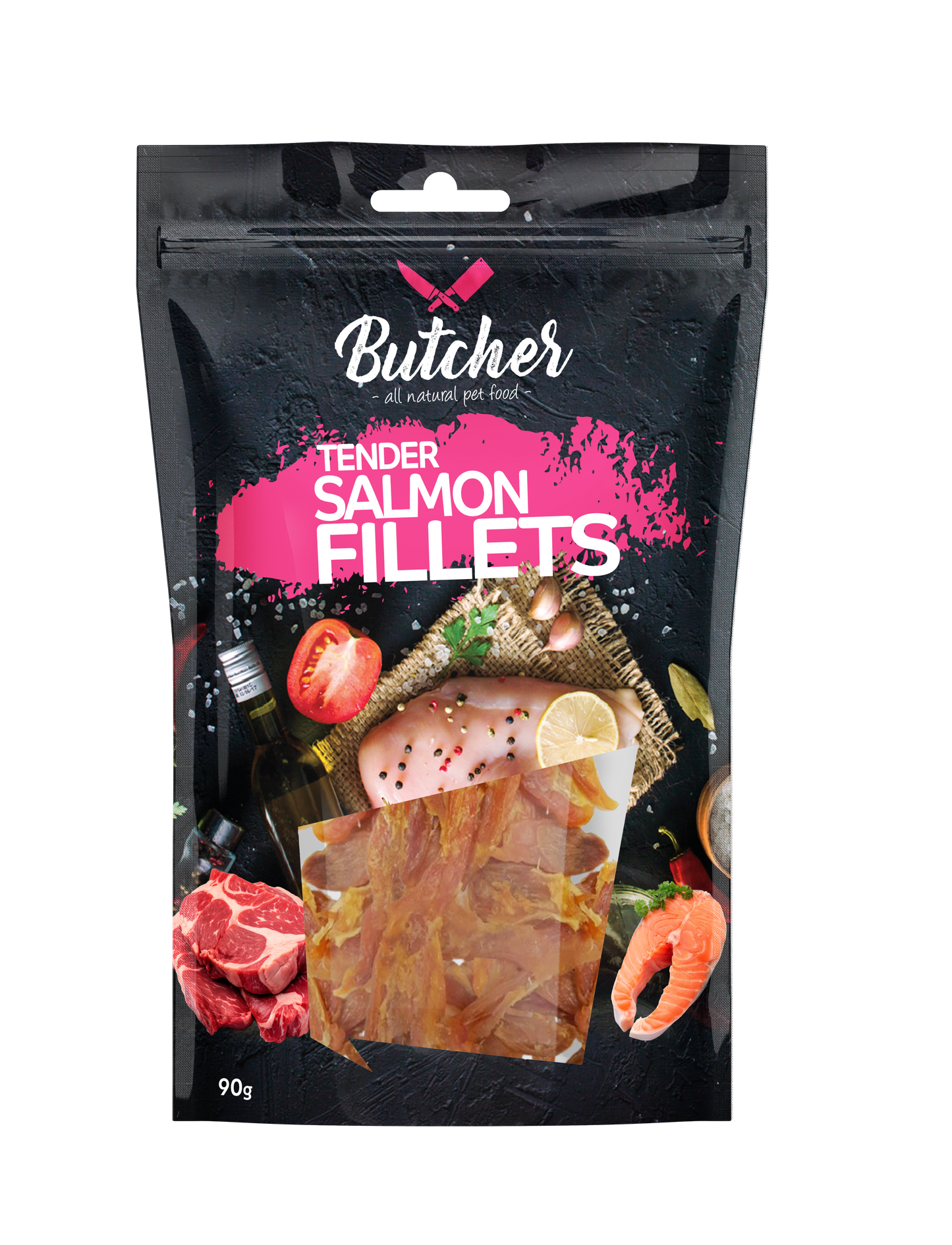 Butcher Tender Fillets for Dogs – 90 g (4 Recipes)