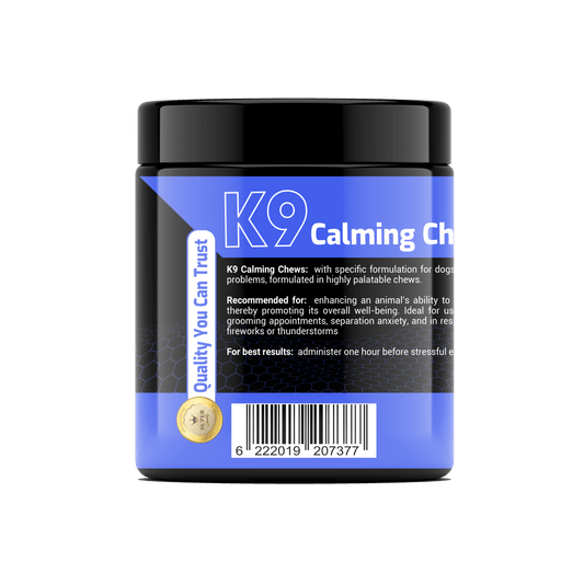 K9 Calming Soft Chews – Natural Relaxation Supplement for Dogs