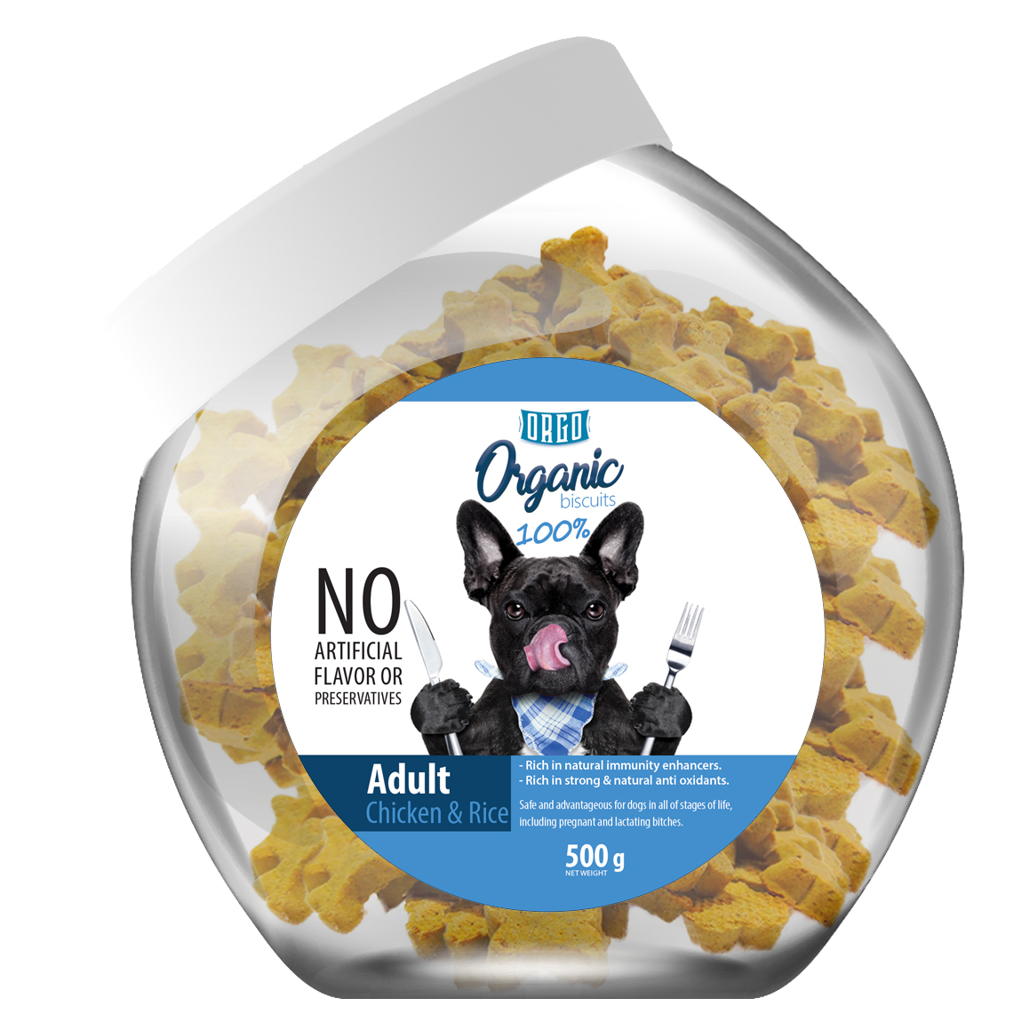 ORGO Organic Adult Biscuits — 500 g (4 Recipes)
