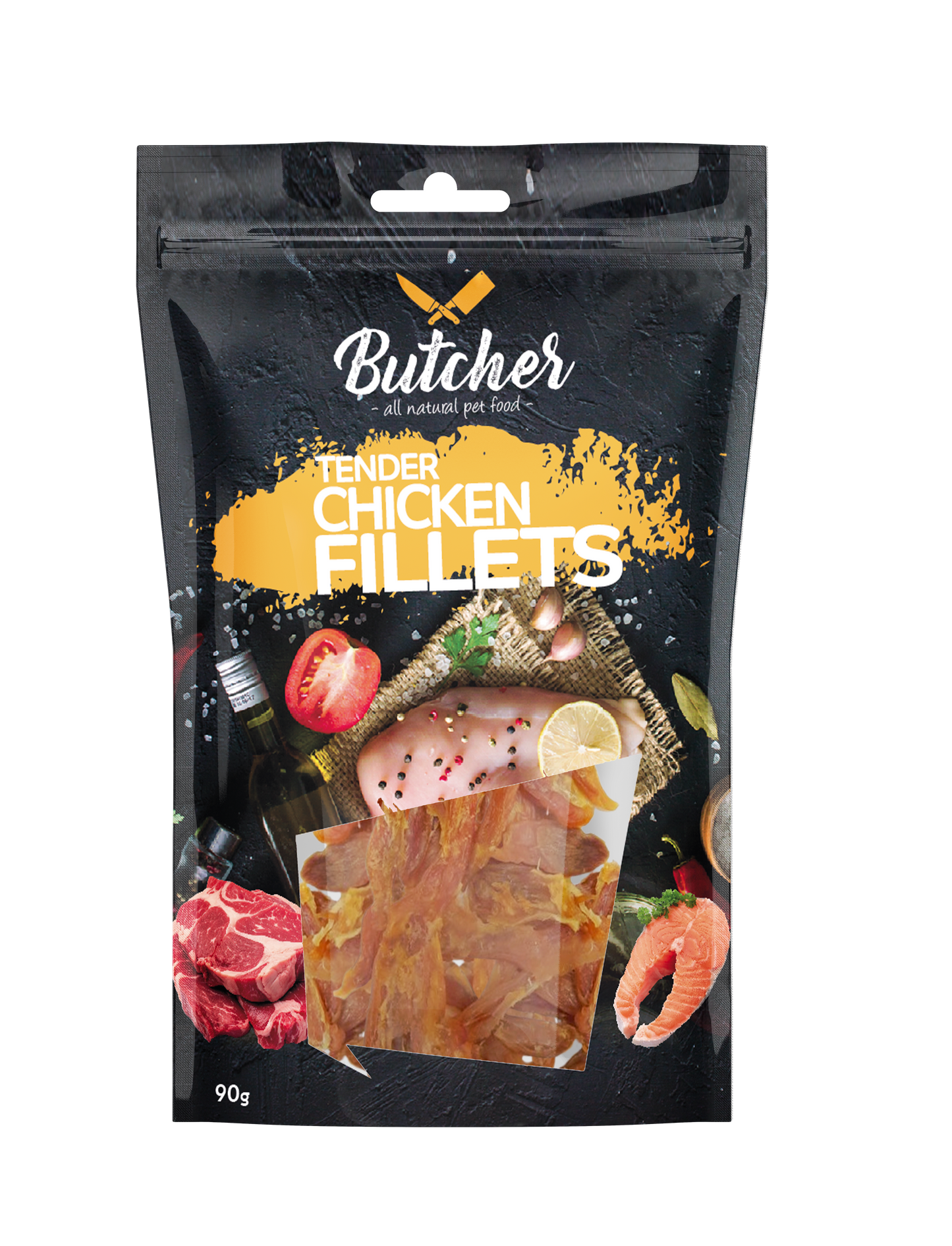 Butcher Tender Fillets for Dogs – 90 g (4 Recipes)