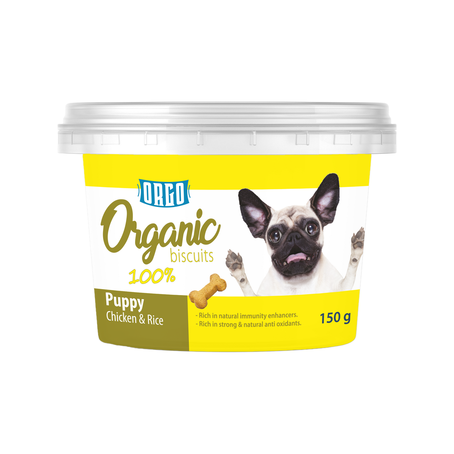 ORGO Organic Puppy Biscuits — 150 g (4 Recipes)
