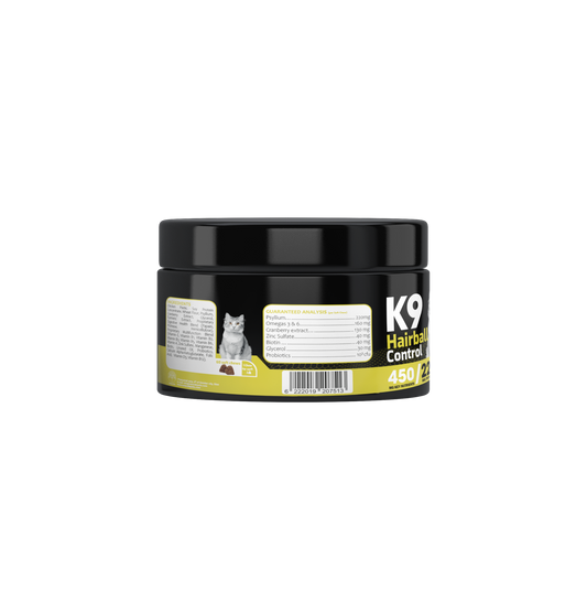 K9 Hairball Control Soft Chews – Digestive & Coat Support for Cats