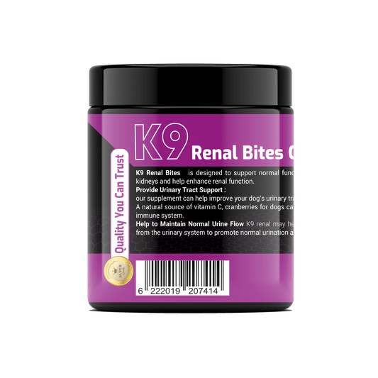 K9 Renal Bites Soft Chews – Kidney & Urinary Health Supplement for Dogs