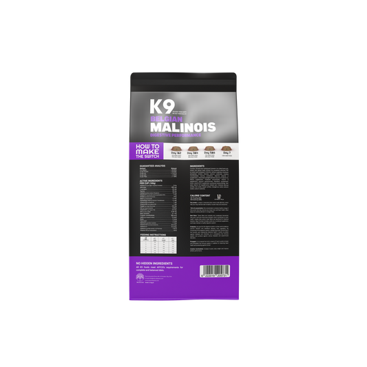 K9 Belgian Malinois 26/16 — High-Performance Breed Dry Food Formula (15 kg)