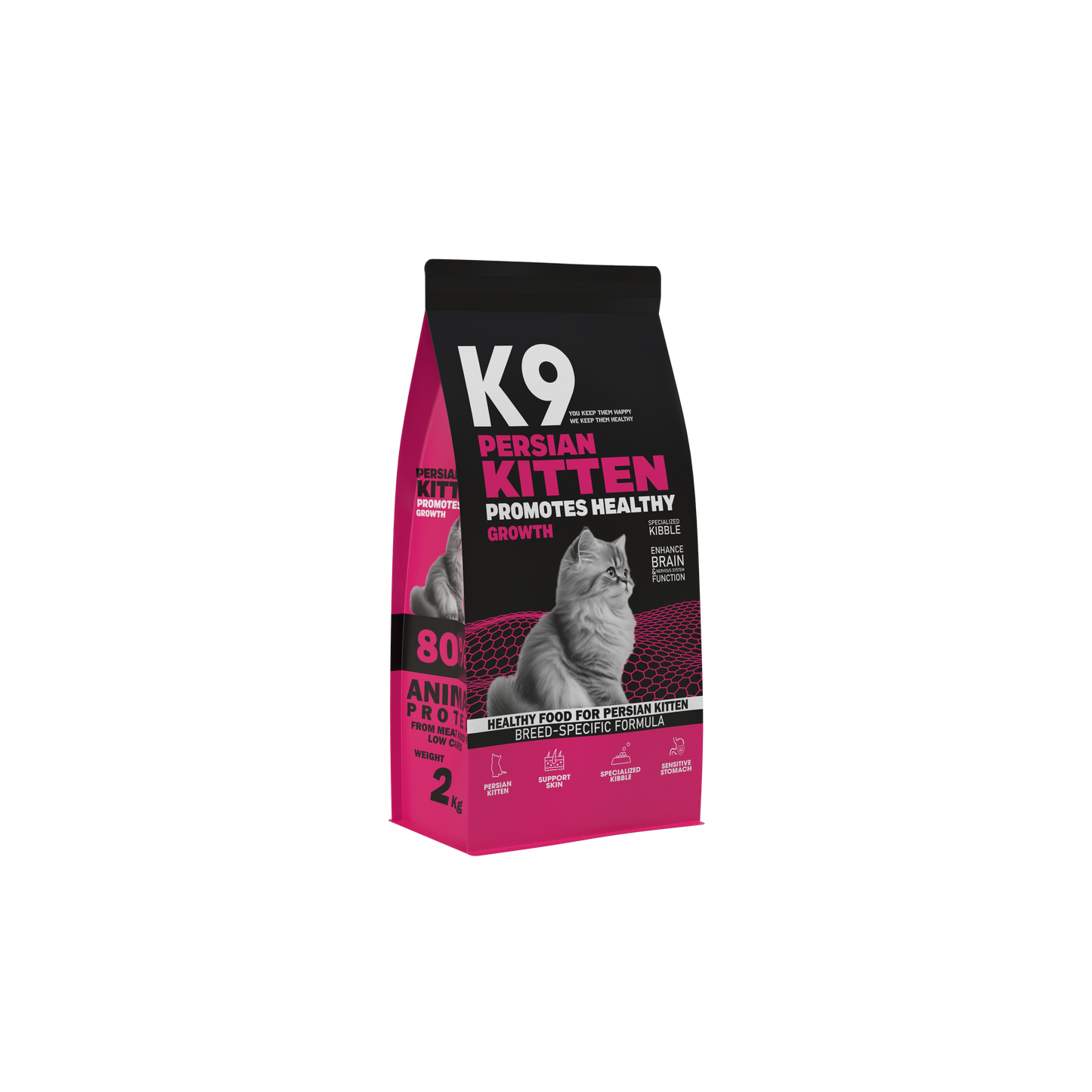 K9 Persian Kitten Formula – Breed-Specific Dry Food for Persian Kittens (500 g, 2 kg, 10 kg)