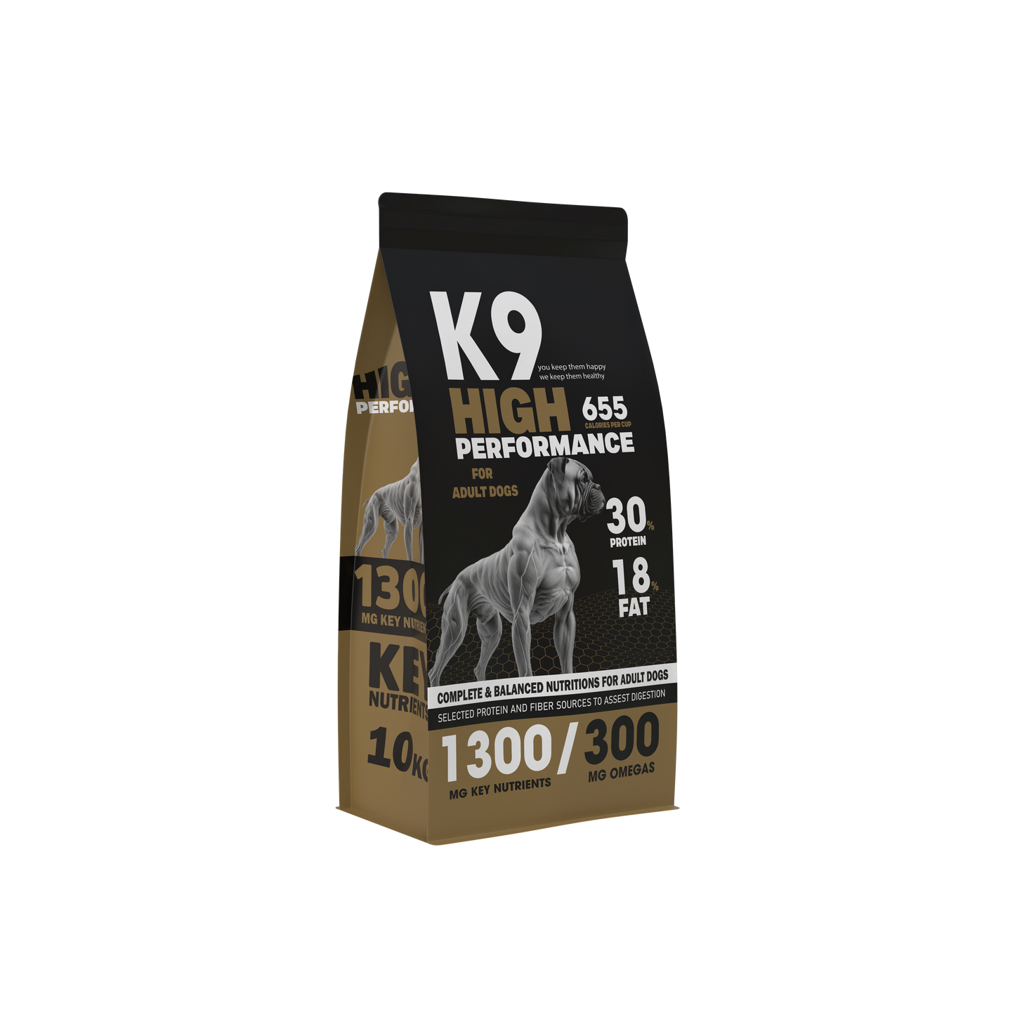 K9 High Performance 655 – Training Dry Food for Dogs (10 kg)