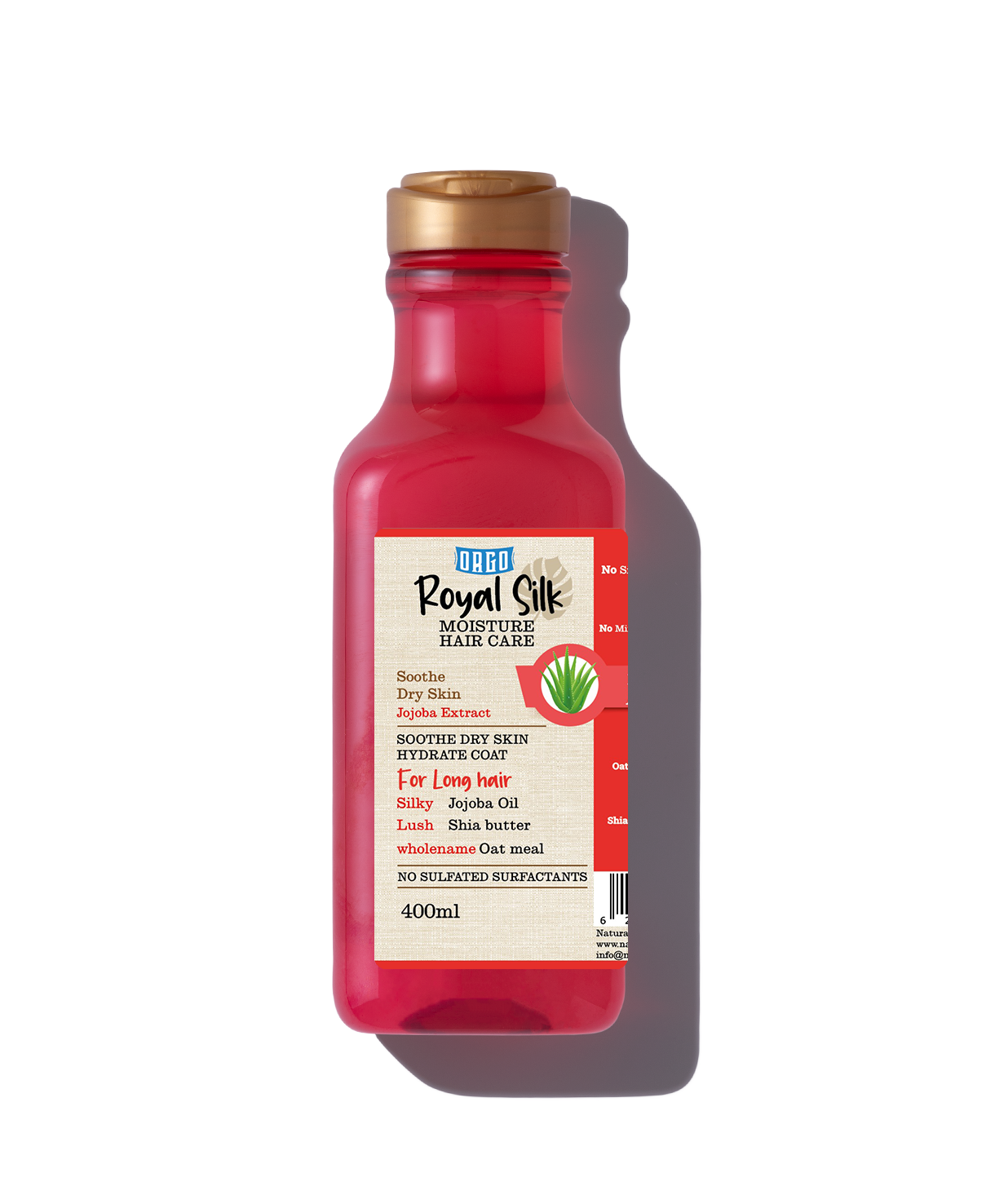 ORGO Royal Silk Moisture Hair-Care Pet Shampoo for Long-Haired Dogs & Cats 400 ml