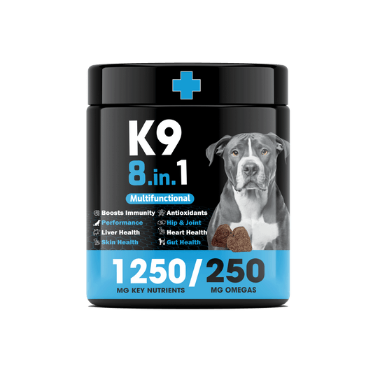 K9 8-in-1 Soft Chews – Multifunctional Daily Health Supplement for Dogs