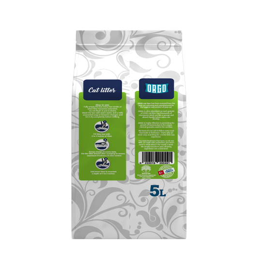 ORGO Clumping Cat Litter – Green Apple Fresh 5 L
