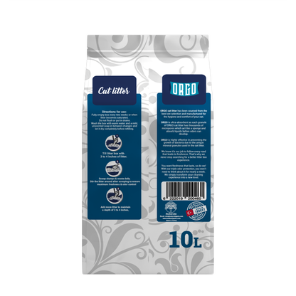 ORGO Clumping Cat Litter – Baby Powder Fresh 10 L