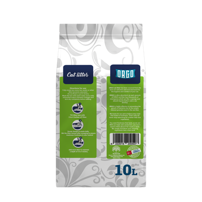 ORGO Clumping Cat Litter – Green Apple Fresh 10 L