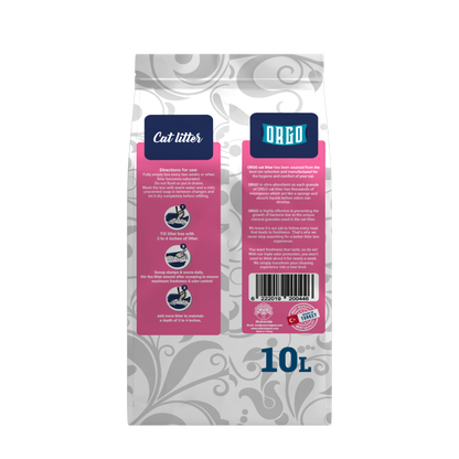 ORGO Clumping Cat Litter – Lavender Calm 10 L