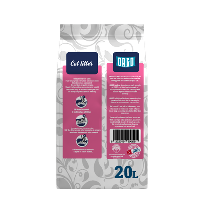 ORGO Clumping Cat Litter – Lavender Calm 20 L