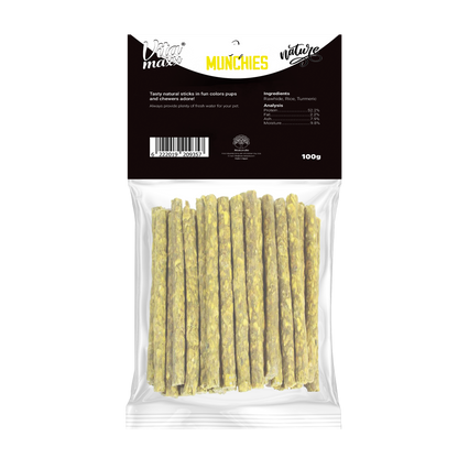 Vitamaxx Dog Munchies Long-Lasting Chewy Treats – Turmeric (100 g)