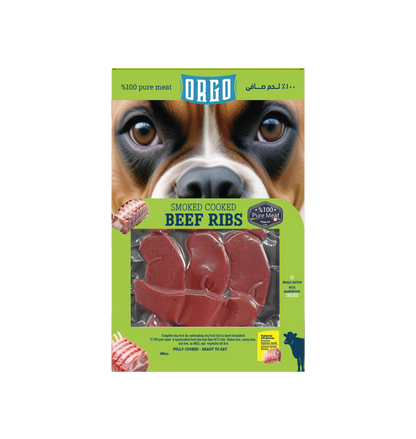 ORGO Real Meat™ Smoked Beef Ribs For Dogs – 150 g
