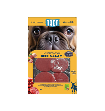 ORGO Real Meat™ Smoked Beef Salami For Dogs – 150 g
