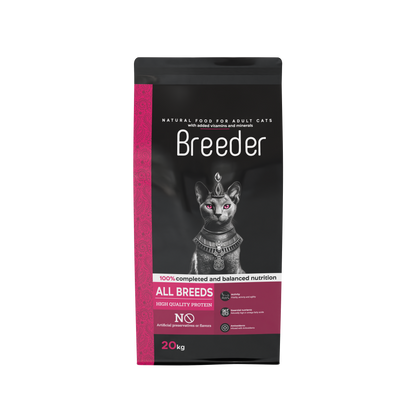 Breeder™ – Dry Food for Adult Cats (All Breeds) — 20 kg
