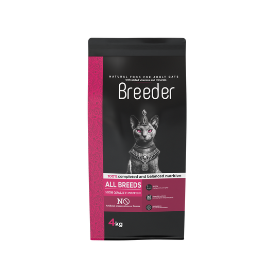 Breeder™ – Dry Food for Adult Cats (All Breeds) — 4 kg