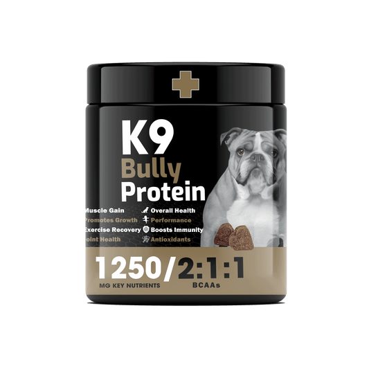 K9 Bully Protein Soft Chews – Muscle Growth & Recovery Supplement for Dogs
