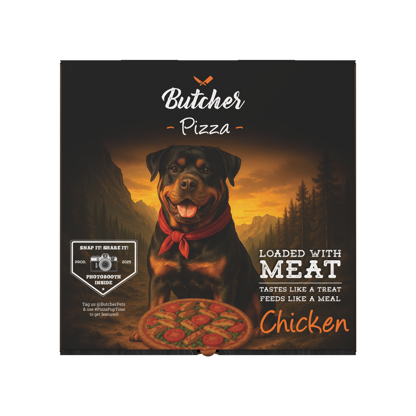 Butcher Pizza – Dog Treats, 300g (4 Varieties)