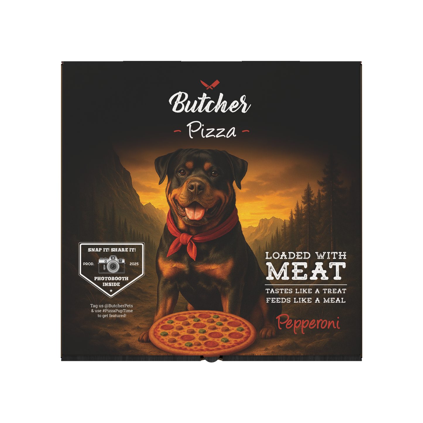 Butcher Pizza – Dog Treats, 300g (4 Varieties)