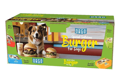 ORGO Gourmet Dog Burgers – 150 g (4 Recipes)