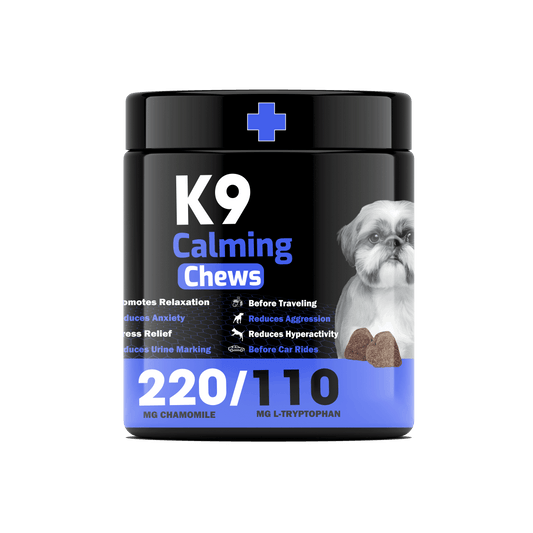 K9 Calming Soft Chews – Natural Relaxation Supplement for Dogs