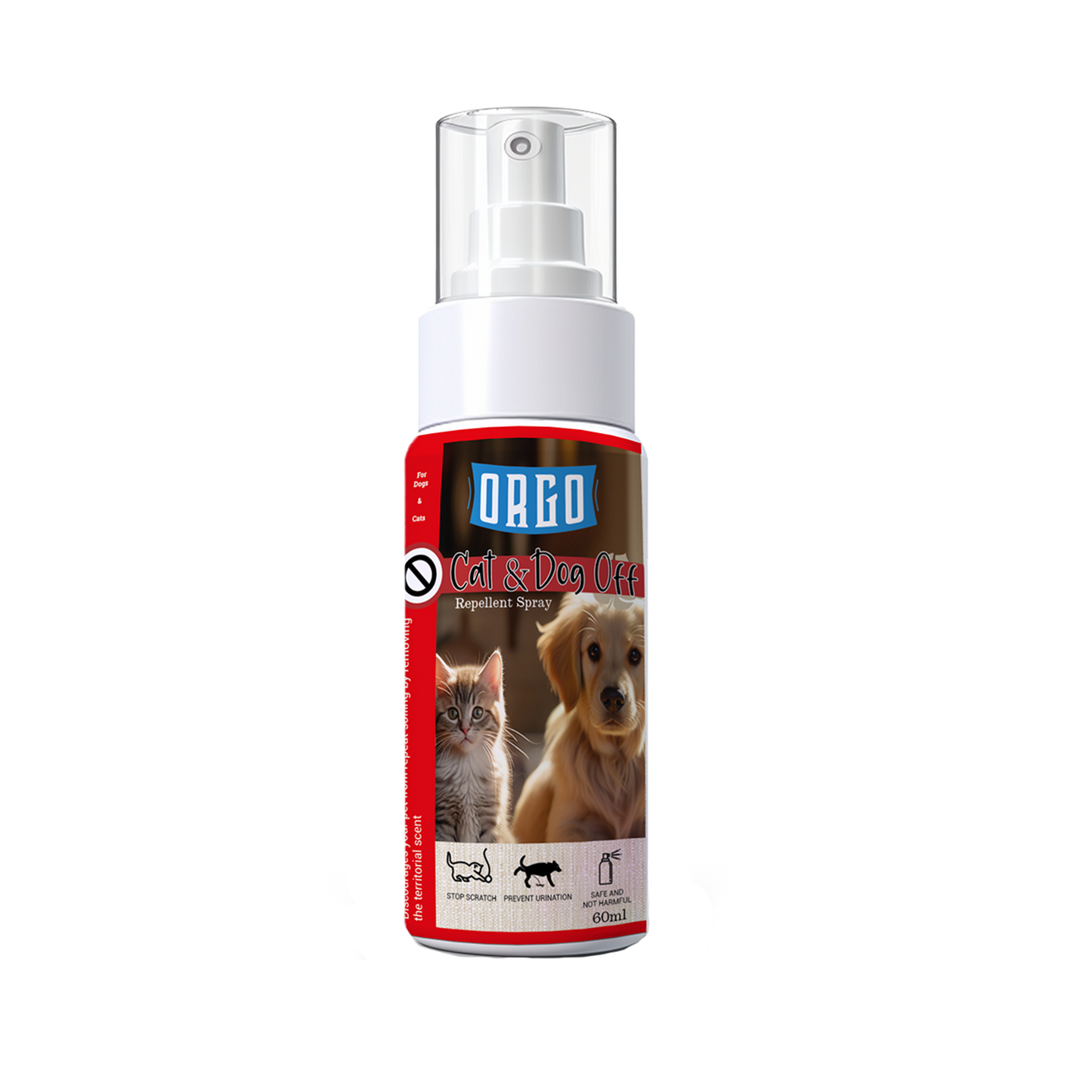 ORGO Cat & Dog Off (Repellent Spray) – 60 ml