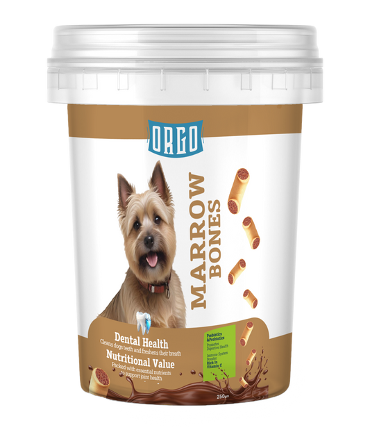 ORGO Marrow Bones Dental-Care Sticks – 250 g Resealable Tub