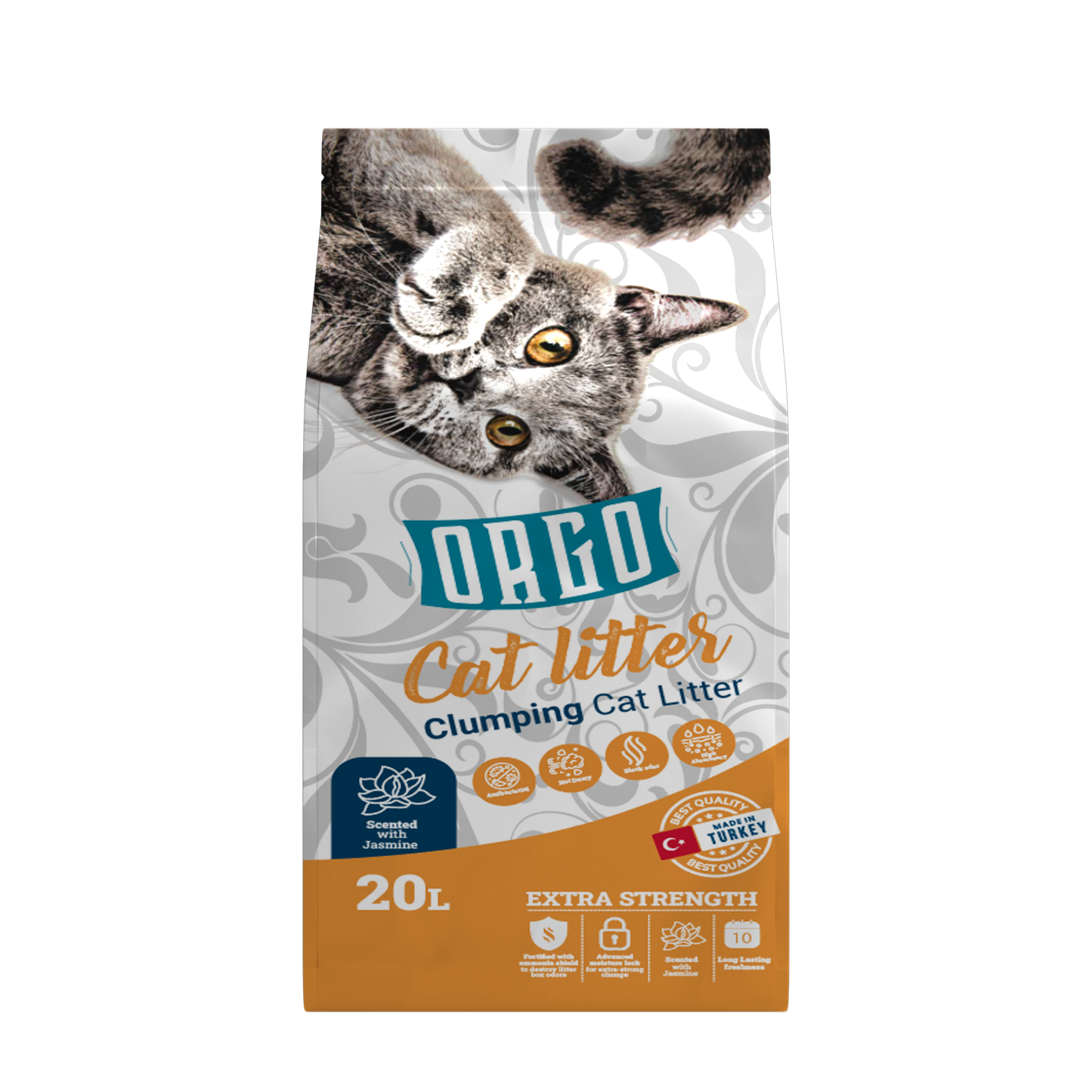 ORGO Clumping Cat Litter – Jasmine Bliss 20 L