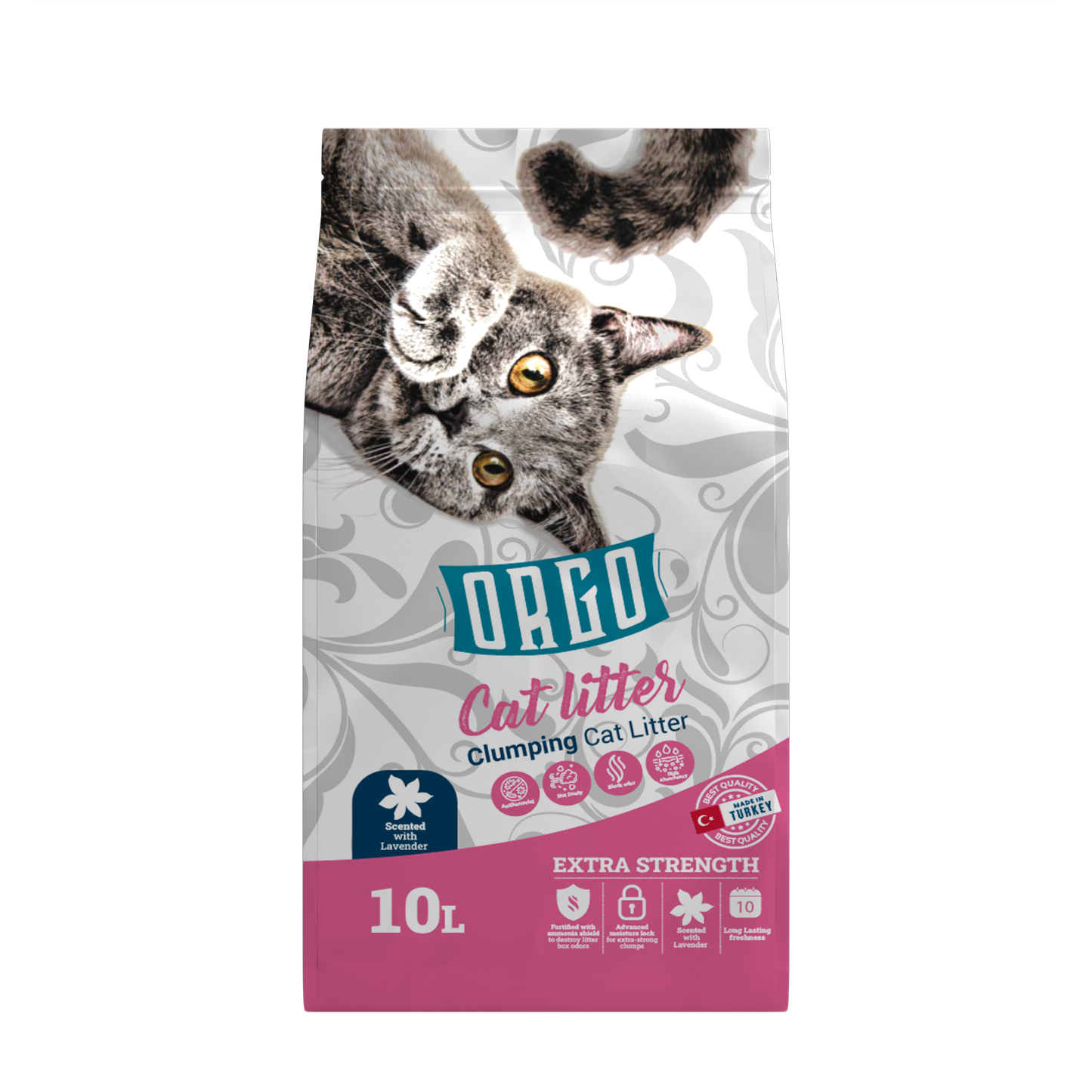 ORGO Clumping Cat Litter – Lavender Calm 10 L