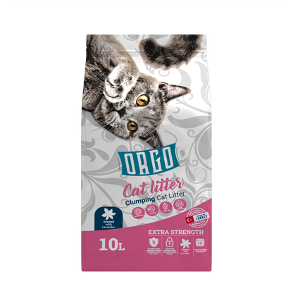 ORGO Clumping Cat Litter – Lavender Calm 10 L