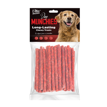 Vitamaxx Dog Munchies Long-Lasting Chewy Treats – Beetroot (100 g)