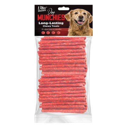 Vitamaxx Dog Munchies Long-Lasting Chewy Treats – Beetroot (600 g)