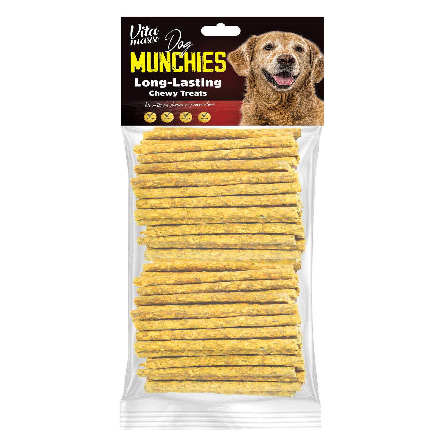 Vitamaxx Dog Munchies Long-Lasting Chewy Treats – Turmeric (600 g)