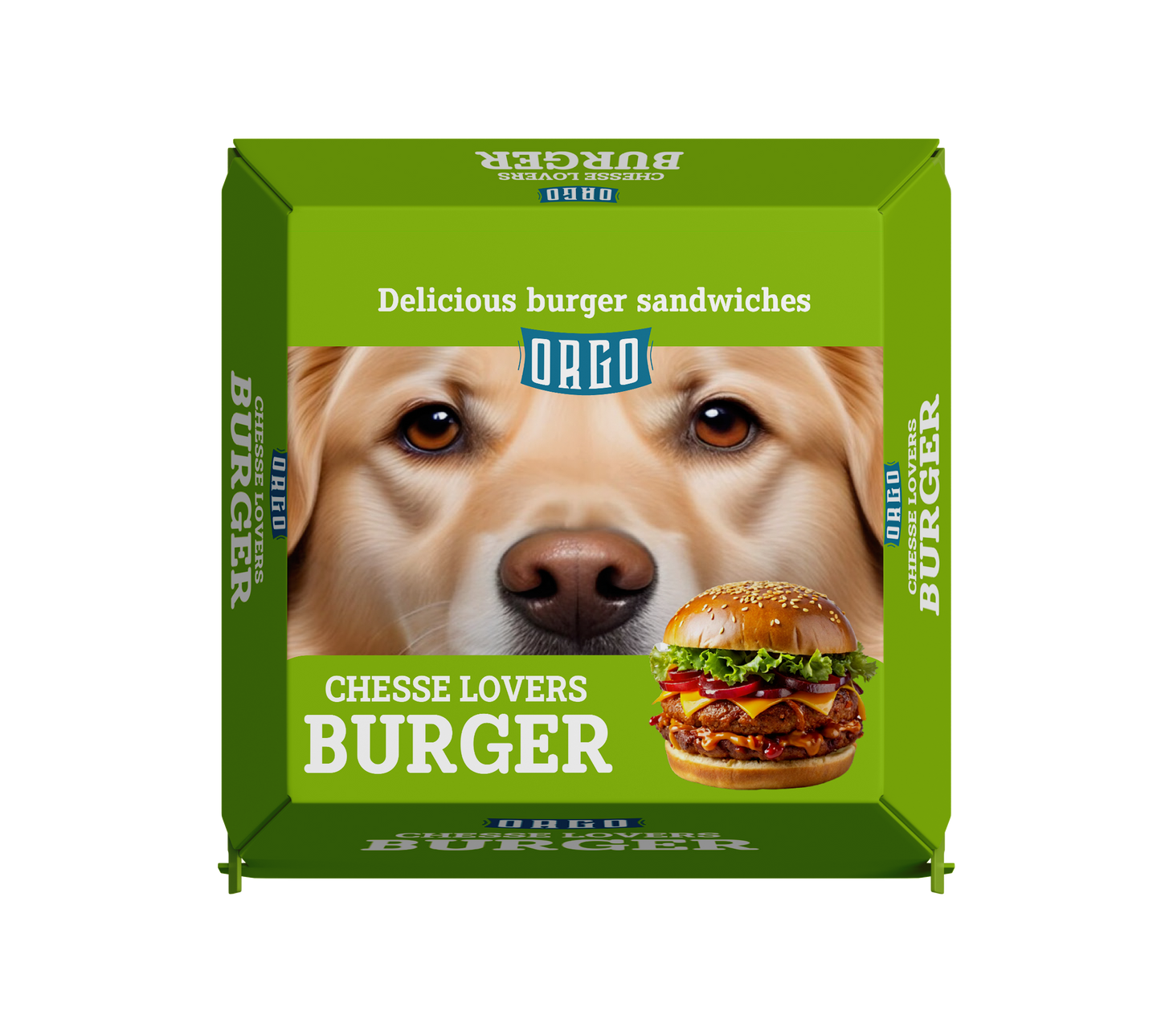 ORGO Gourmet Dog Burgers – 150 g (4 Recipes)