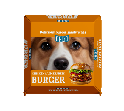 ORGO Gourmet Dog Burgers – 150 g (4 Recipes)