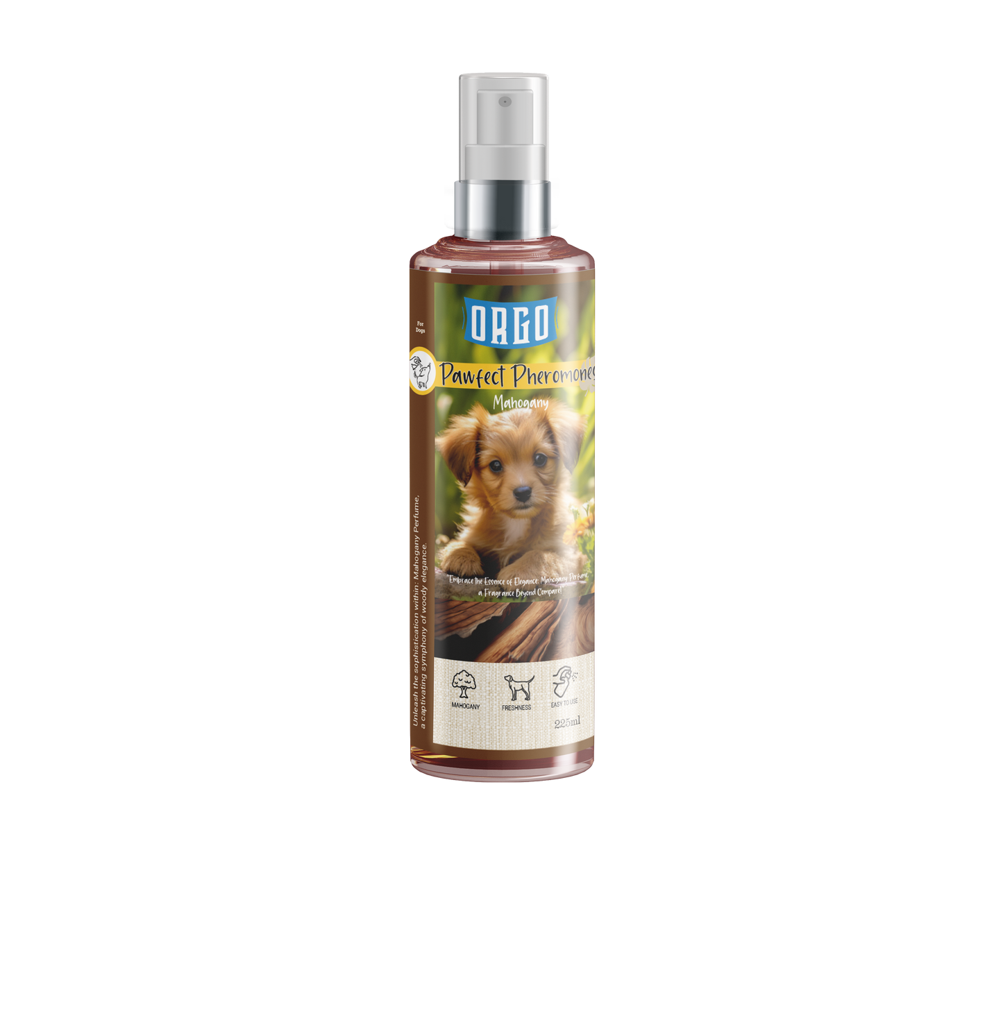 ORGO Pawfect Pheromones – Mahogany Perfume for Dogs 225 ml
