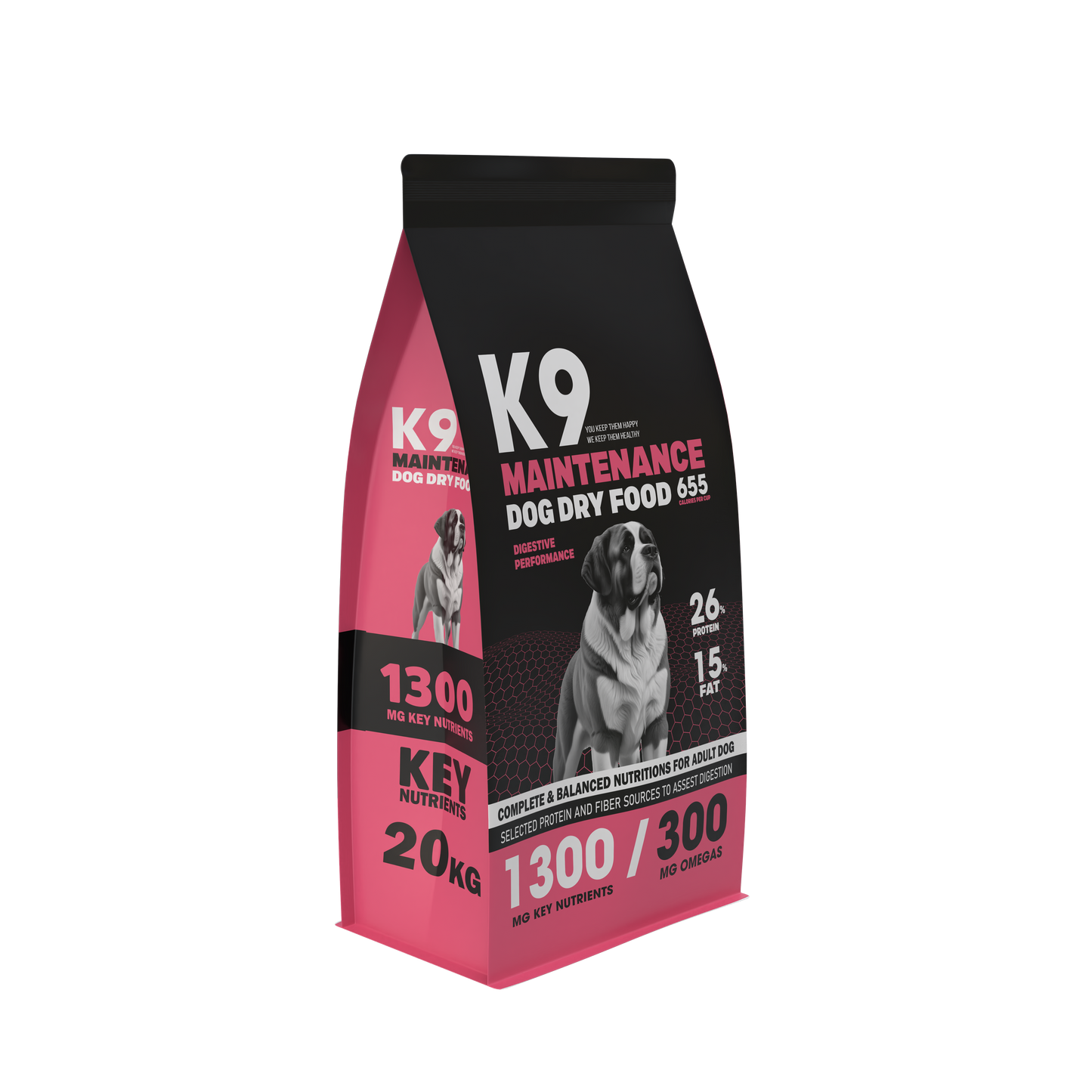 K9 Maintenance Dog Dry Food – Everyday Vitality Formula (20 kg)