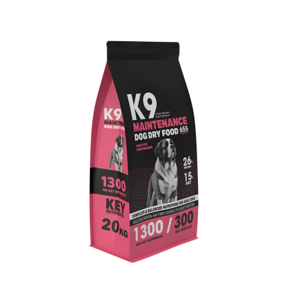 K9 Maintenance Dog Dry Food – Everyday Vitality Formula (20 kg)