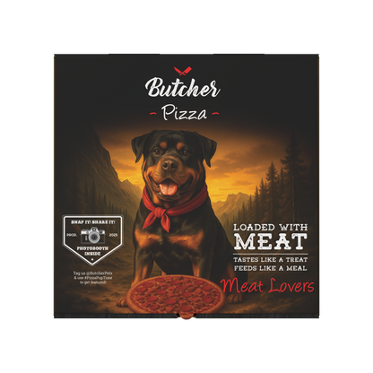Butcher Pizza – Dog Treats, 300g (4 Varieties)